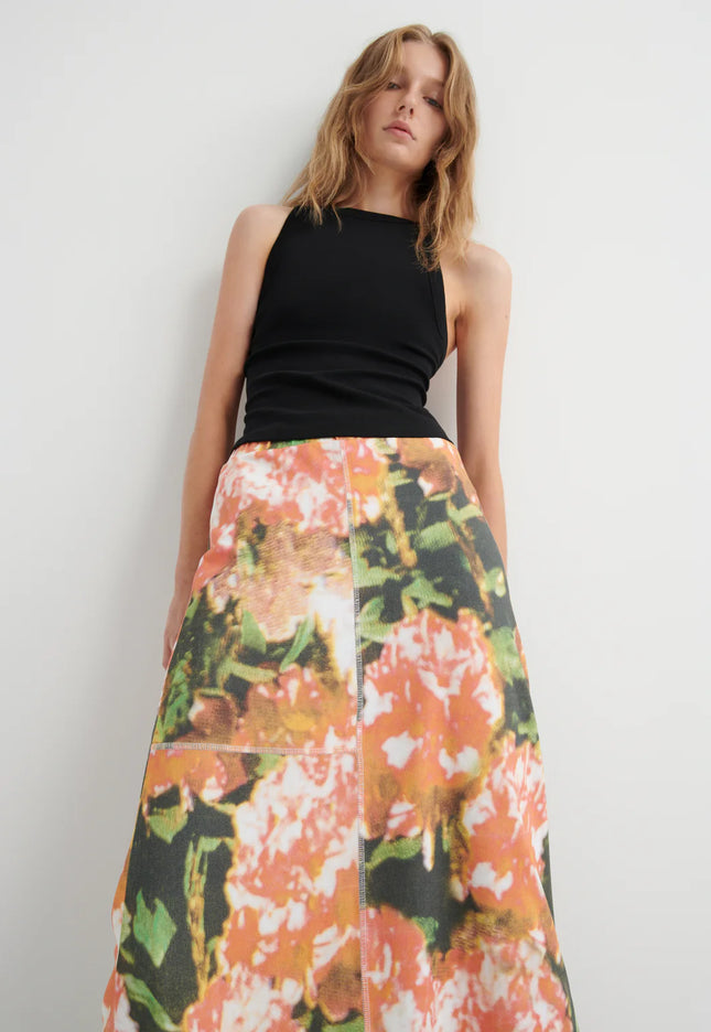 Kowtow Montage Skirt - Flower Book