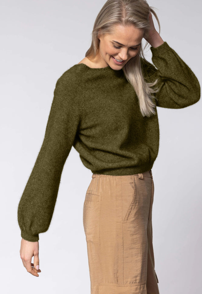 Noble Wilde Bellow Sleeve Jumper - Possum/Merino - Avoka
