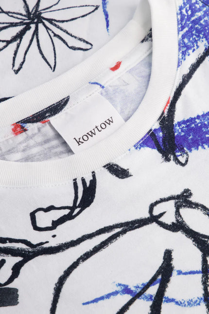 Kowtow Oversized Boxy Tee - Anniversary Print