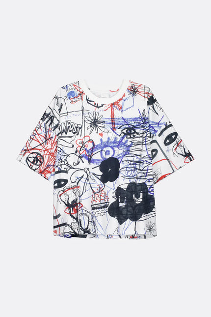 Kowtow Oversized Boxy Tee - Anniversary Print