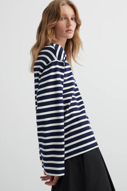 Kowtow Pierre Tee - Uniform Stripe