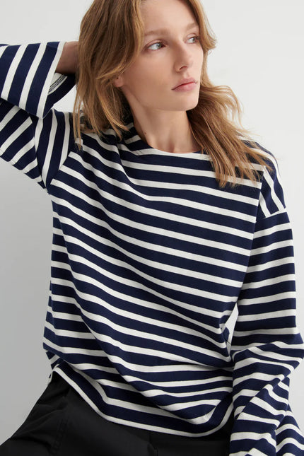 Kowtow Pierre Tee - Uniform Stripe