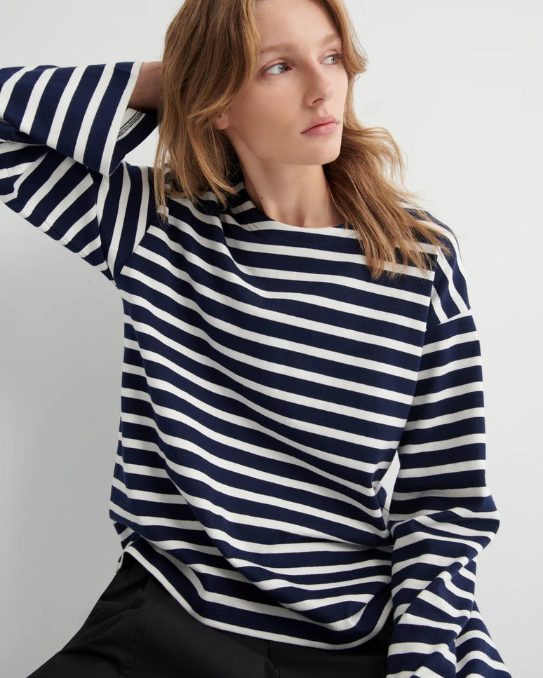 Kowtow Pierre Tee - Uniform Stripe