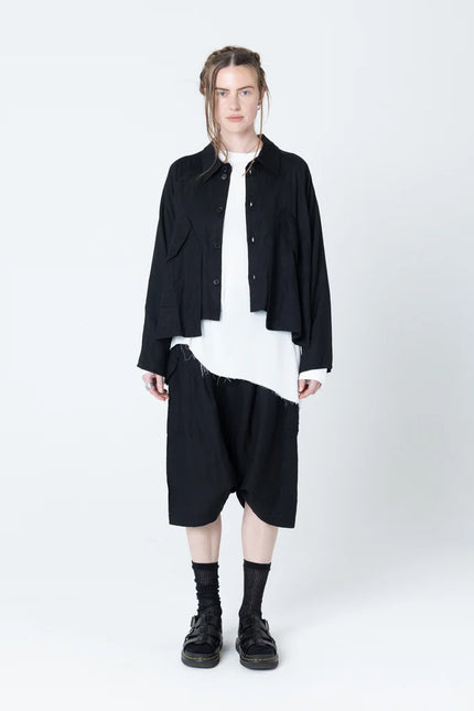 Company of Strangers Poised Shirt Jacket - Black