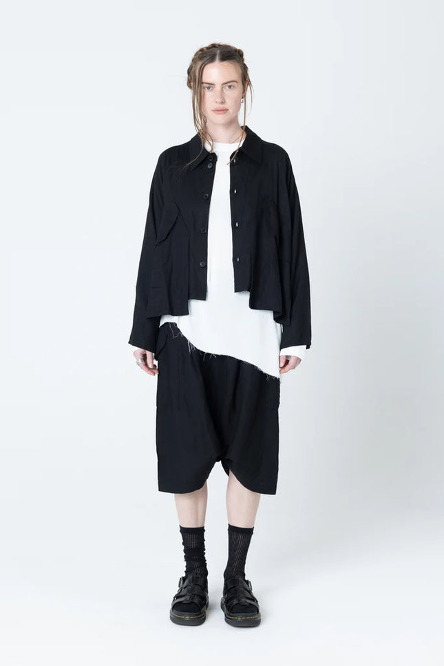 Company of Strangers Poised Shirt Jacket - Black