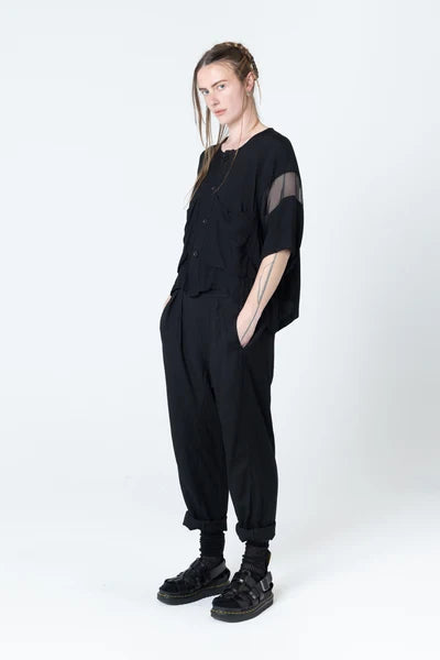 Company of Strangers Pose Jacket - Black Seersucker