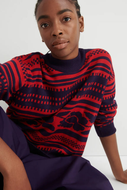 Kowtow Prospect Pullover - Dahlia