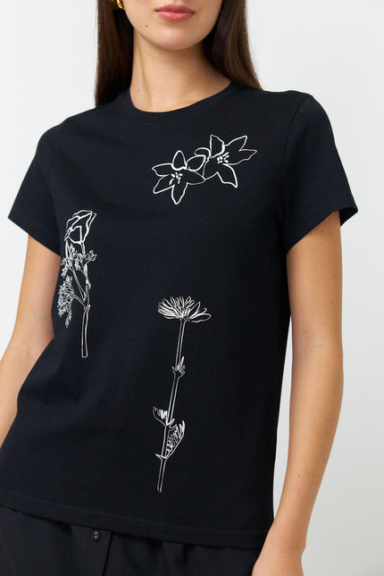 Sylvester Sketches T-Shirt - Black