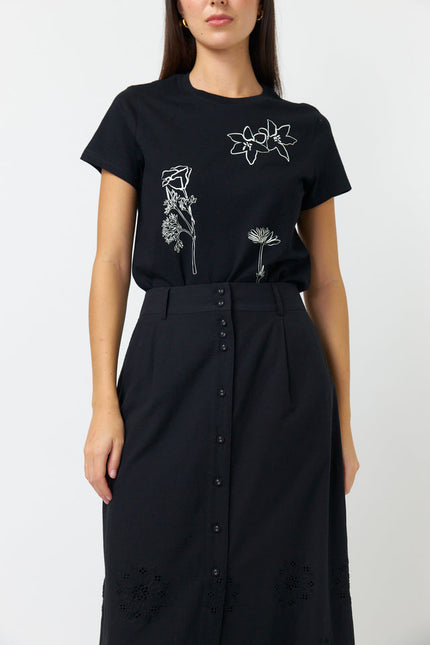 Sylvester Sketches T-Shirt - Black