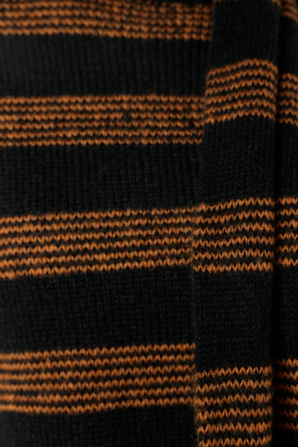 Sylvester Riley Stripe Top - Black/Ginger