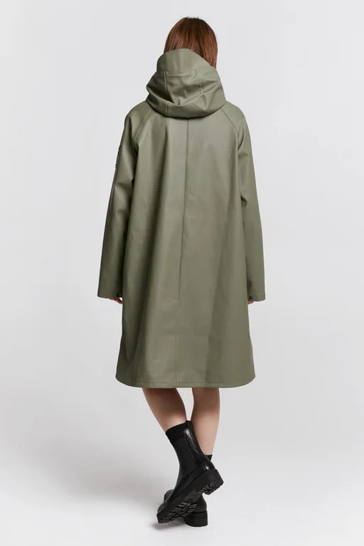 Karen Walker Long Runaway Raincoat - Olive