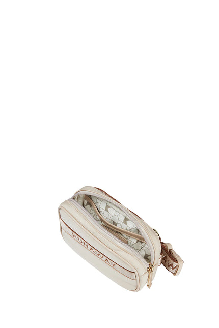 Karen Walker RunawayMini Belt Bag - Macadamia/Chestnut