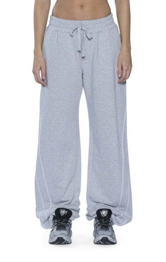 Ksubi - Carter Wide Trakpant - Grey marle