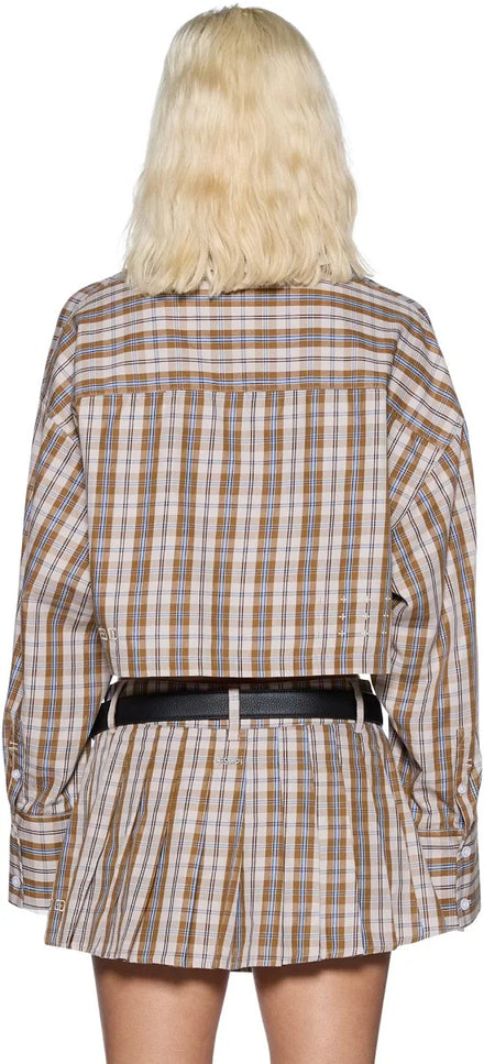 Ksubi Balter Shirt - Tan Plaid