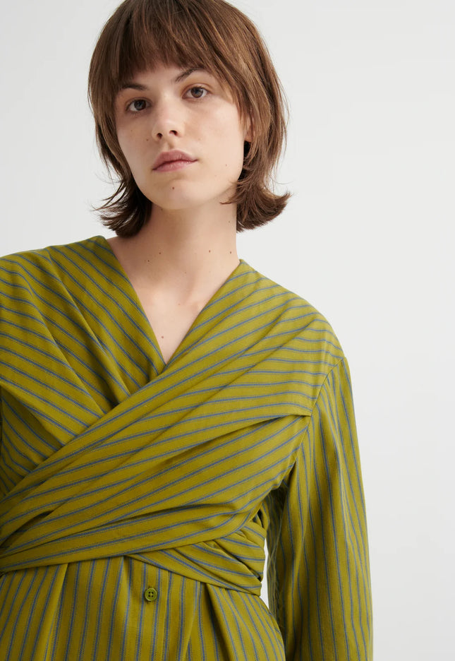 Kowtow Twist Dress - Artisan Stripe