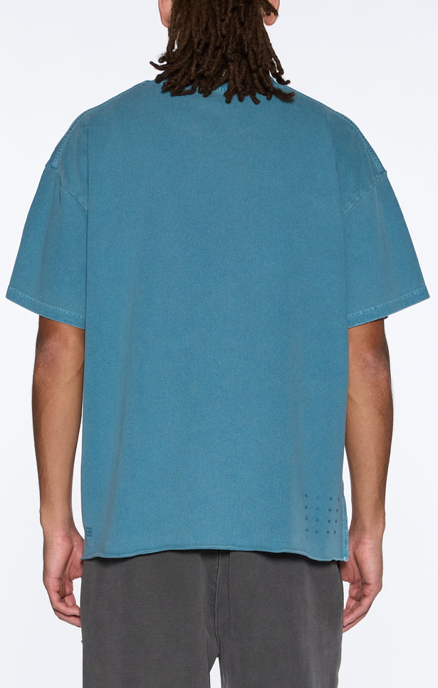 Ksubi SOTT Ekcess Tee Titan - Blue