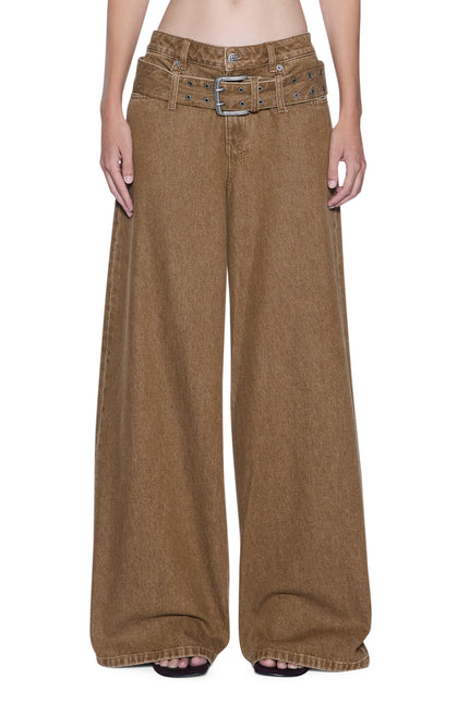Ksubi Boyfriend Jean Belted Rider - Brown