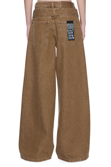 Ksubi Boyfriend Jean Belted Rider - Brown