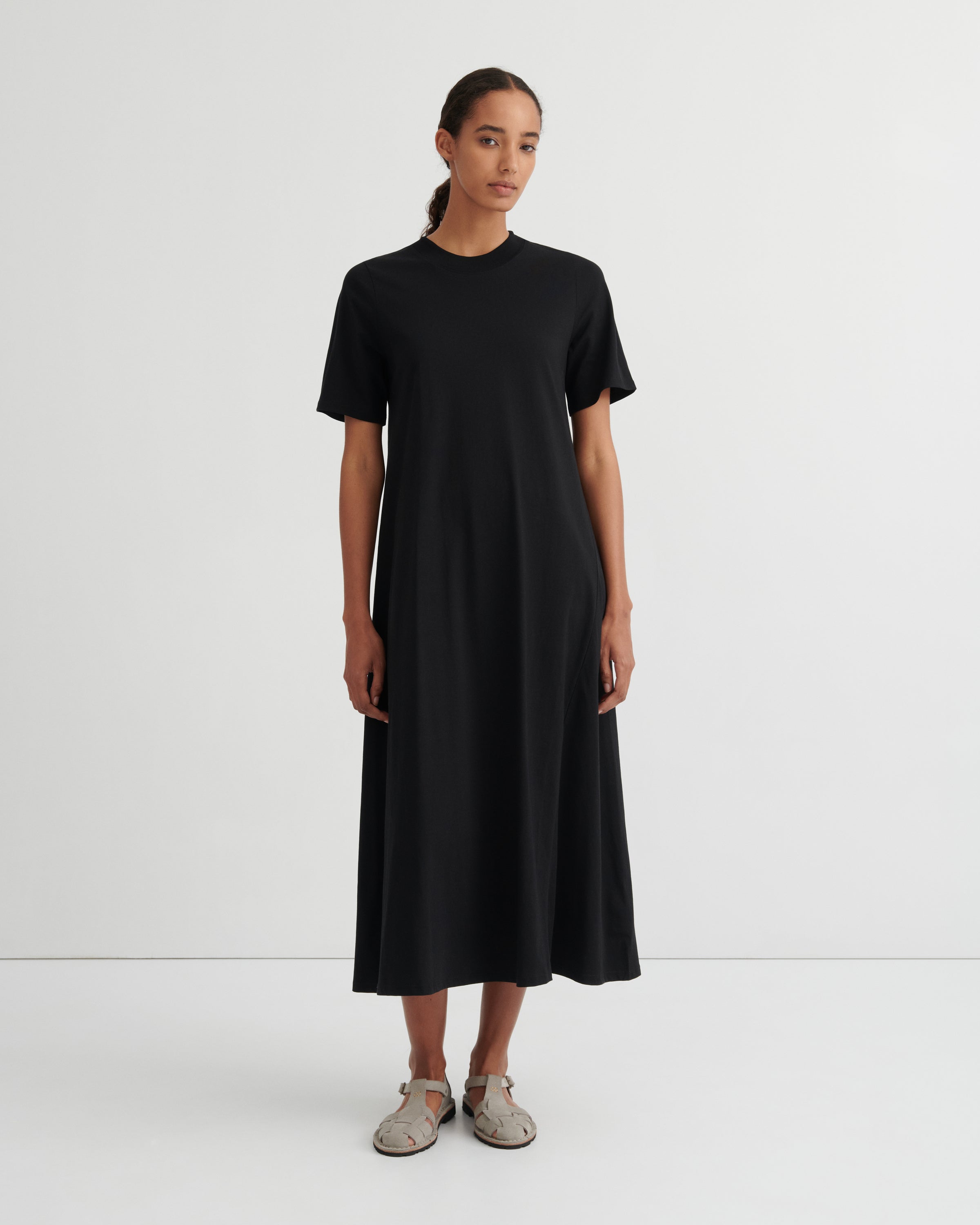 Kowtow T- Shirt Swing Dress - Black ...is this Love? Kowtow T- Shirt Swing Dress - Black ...is this Love?