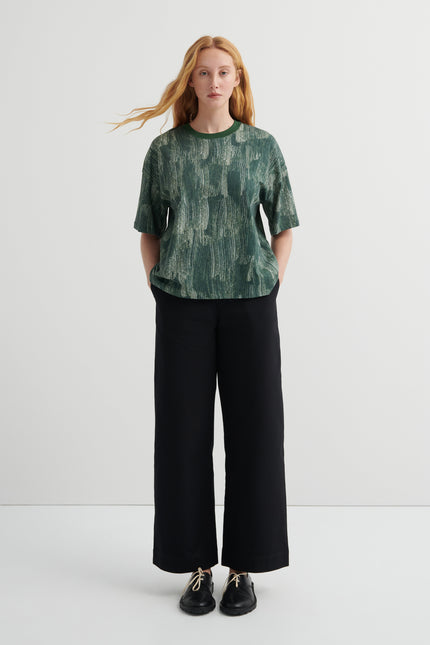 Kowtow Brushstroke Tee - Forest
