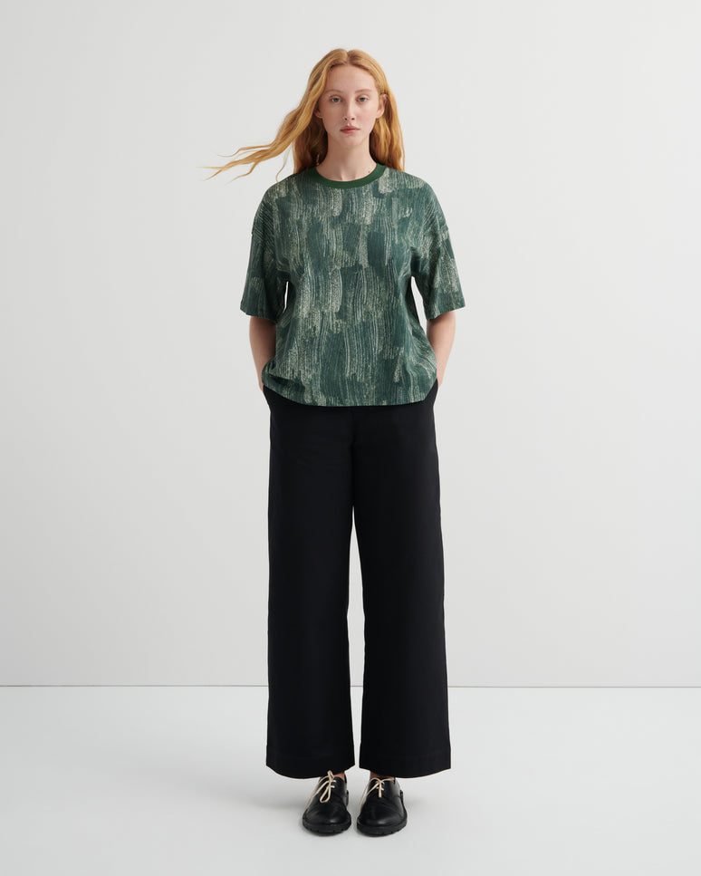 Kowtow Brushstroke Tee - Forest
