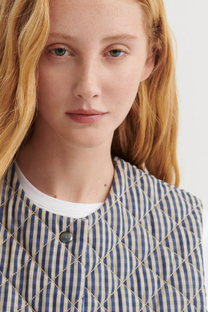 Kowtow Quilter Vest - Landscape Check