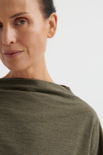 Kowtow Field Top - Bark Melange