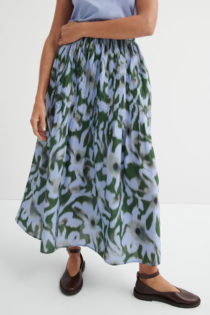 Kowtow Poet Skirt - Misty Floral