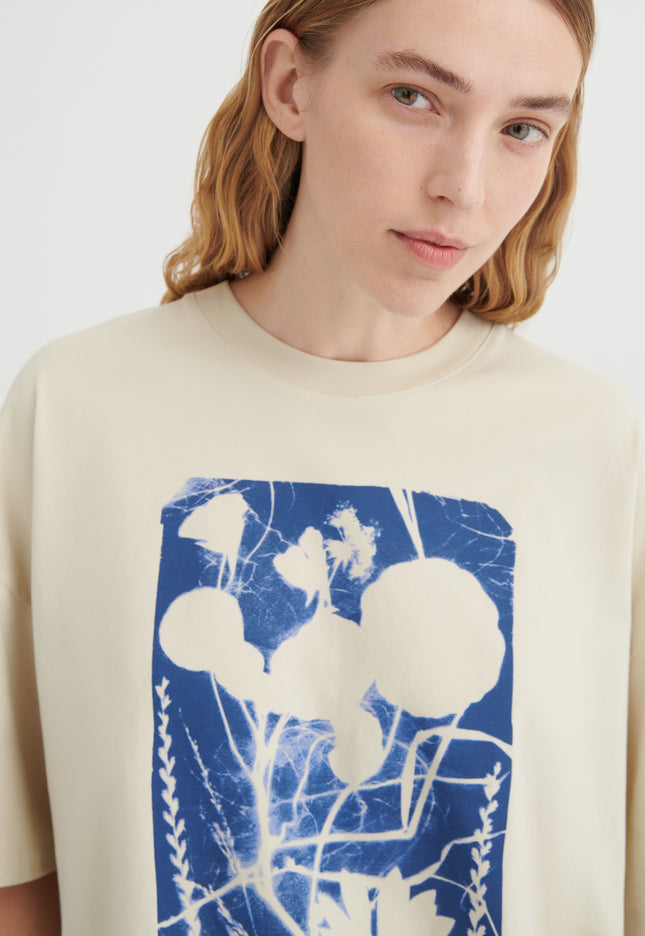 Kowtow Cyanotype Tee - Stone