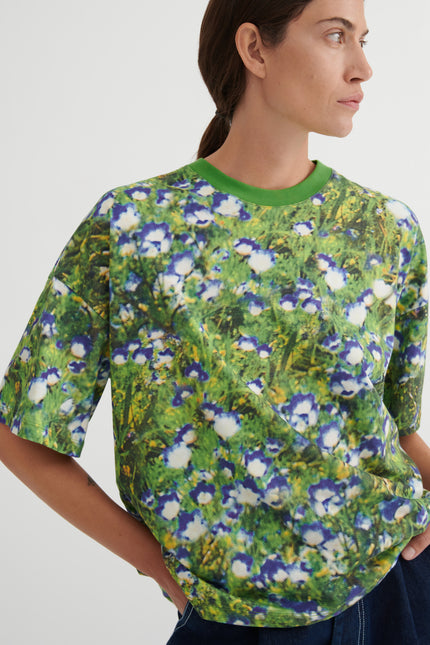 Kowtow Oversized Boxy Tee - Bluebell