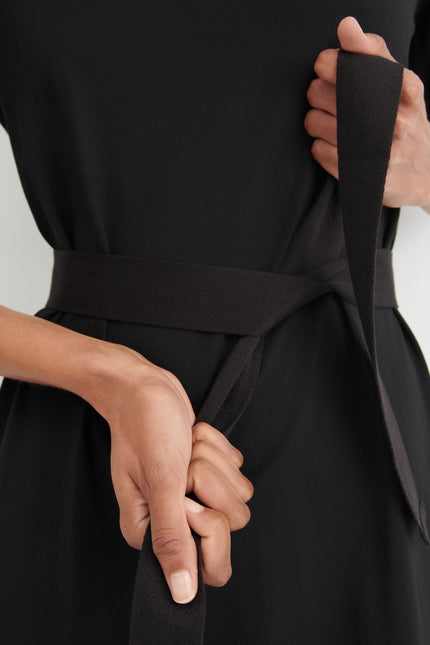 Kowtow T- Shirt Swing Dress - Black