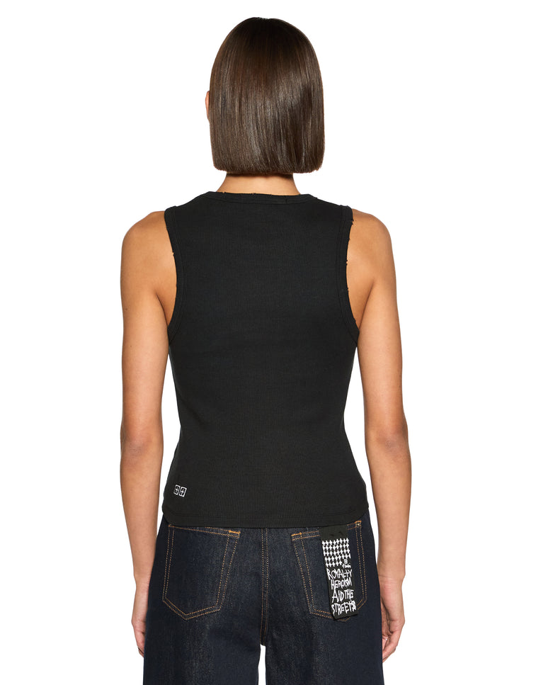 Ksubi Stacked Syndicate Tank Xtra - Black