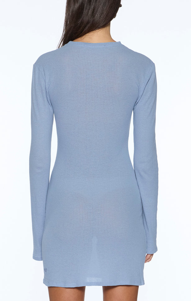 Ksubi Crawford LS Dress - Ice Blue