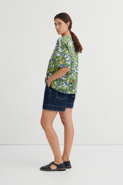 Kowtow Oversized Boxy Tee - Bluebell