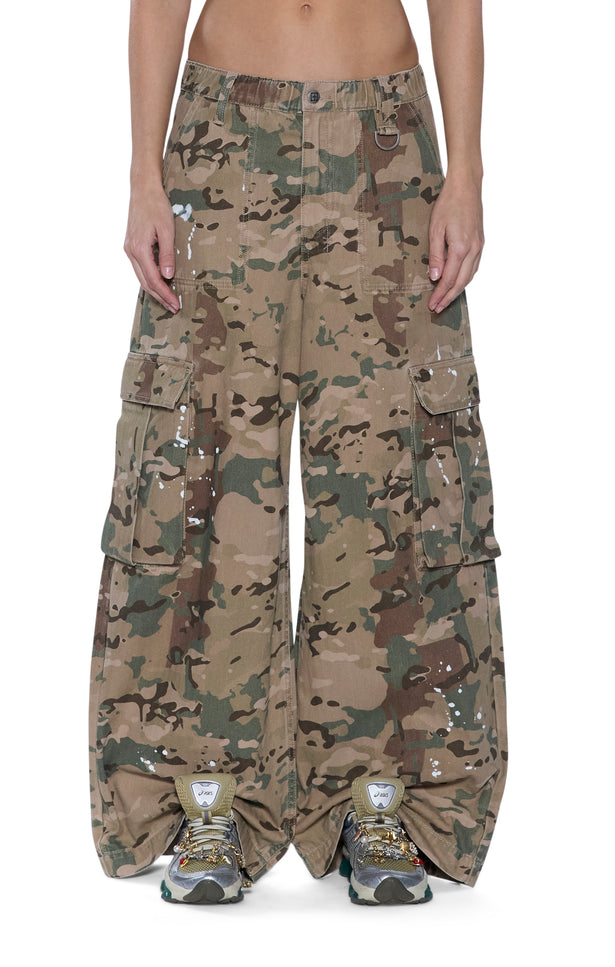 Ksubi Ksuper Cargo Pant - Woodland Camo