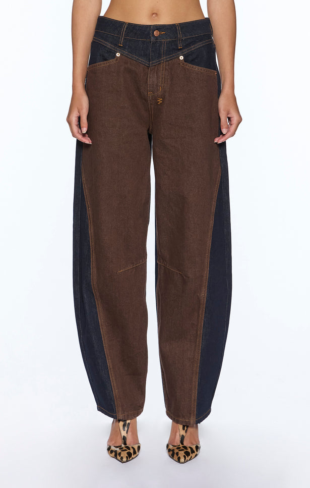 Ksubi Barrel Jean Original Spliced - Denim