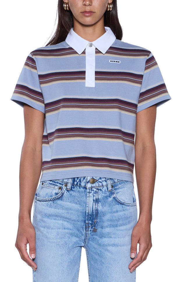 Ksubi SOTT Shrunken Polo - Multi Stripe