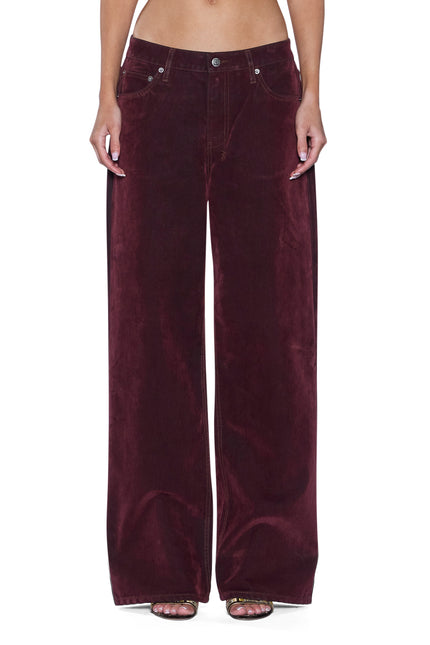 Ksubi Low Rider Jean Merlot - Burgundy