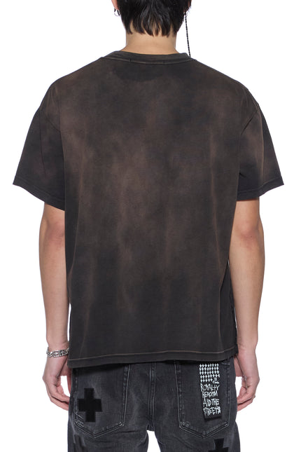 Ksubi Idols SID SS Tee - Sunfade Charcoal