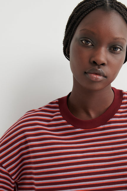 Kowtow Oversized Boxy Tee - Stack Stripe