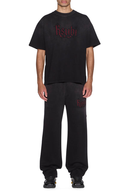 Ksubi Paise Ekcess SS Tee - Black Fade