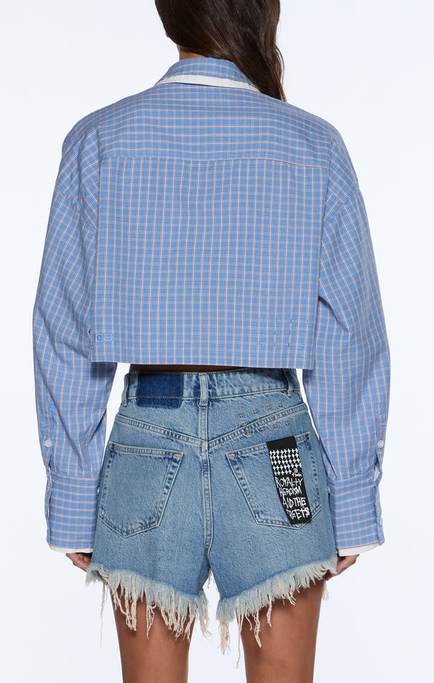 Ksubi Balter LS Shirt - Blu Check