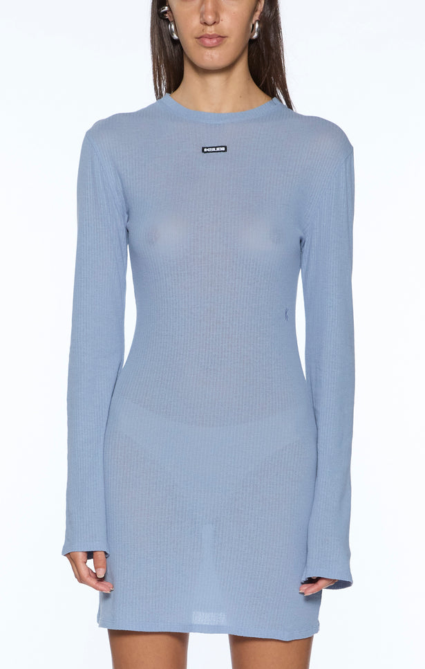 Ksubi Crawford LS Dress - Ice Blue