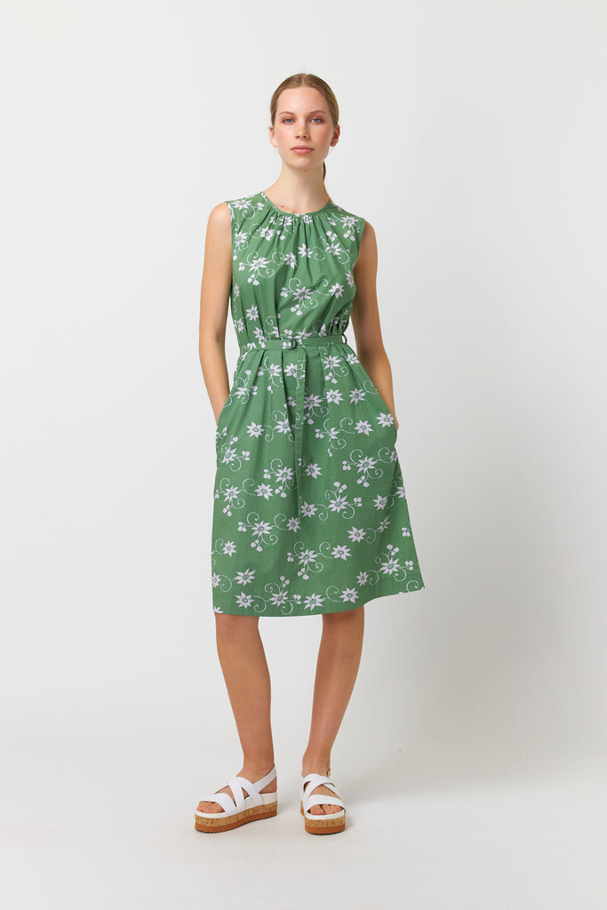 Sylvester Water Lily Shift Dress - Apple