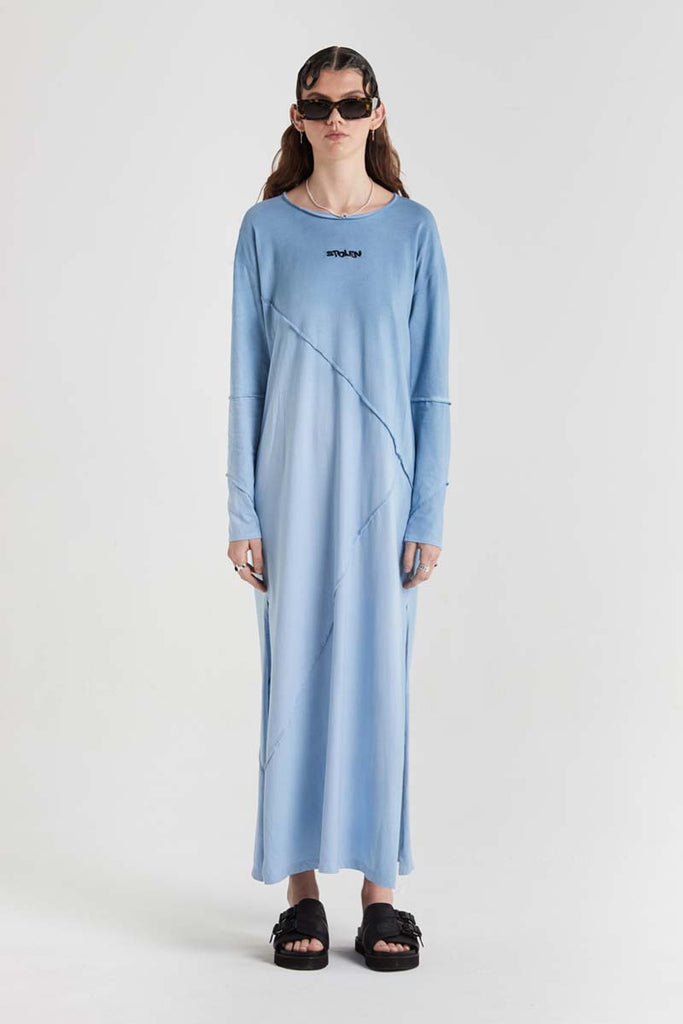 Stolen Girlfriends Club - Jigsaw Maxi Dress - Blue Fade