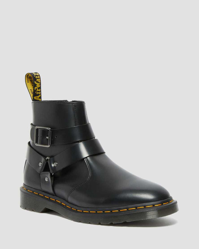 Dr. Martens Jaimes Leather Harness Chelsea Boot - Black