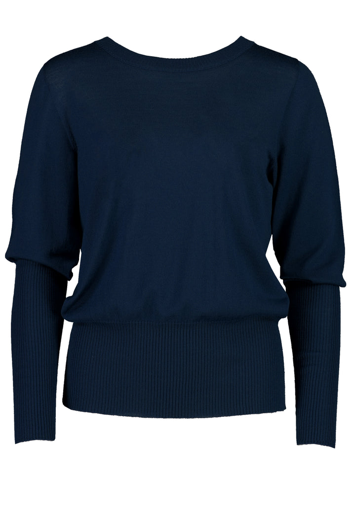 Standard Issue Long Rib Sweater - Navy'