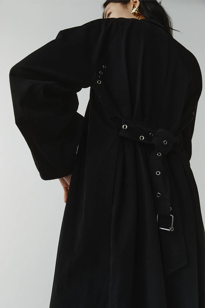 Marle Clio Trench - Black