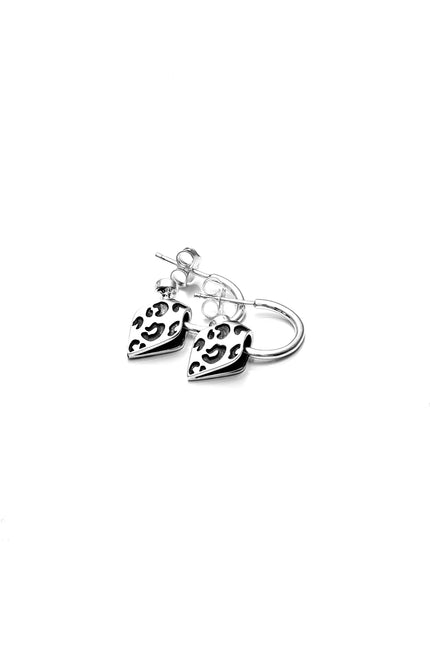 Stolen Girlfriends Club Leopard Arrow Sleepers - Sterling Silver