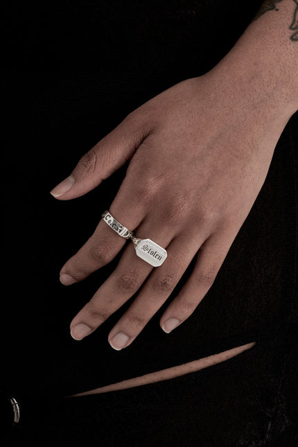 Stolen Girlfriends Club Leopard Band Skinny - Sterling Silver